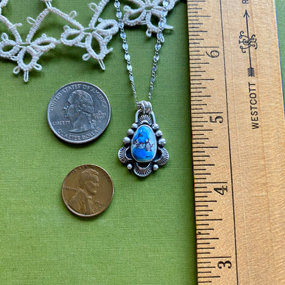 Golden Hills Turquoise Pendant