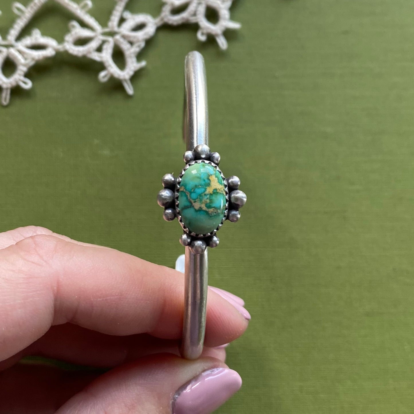 Sonoran Gold Turquoise Cuff Bracelet