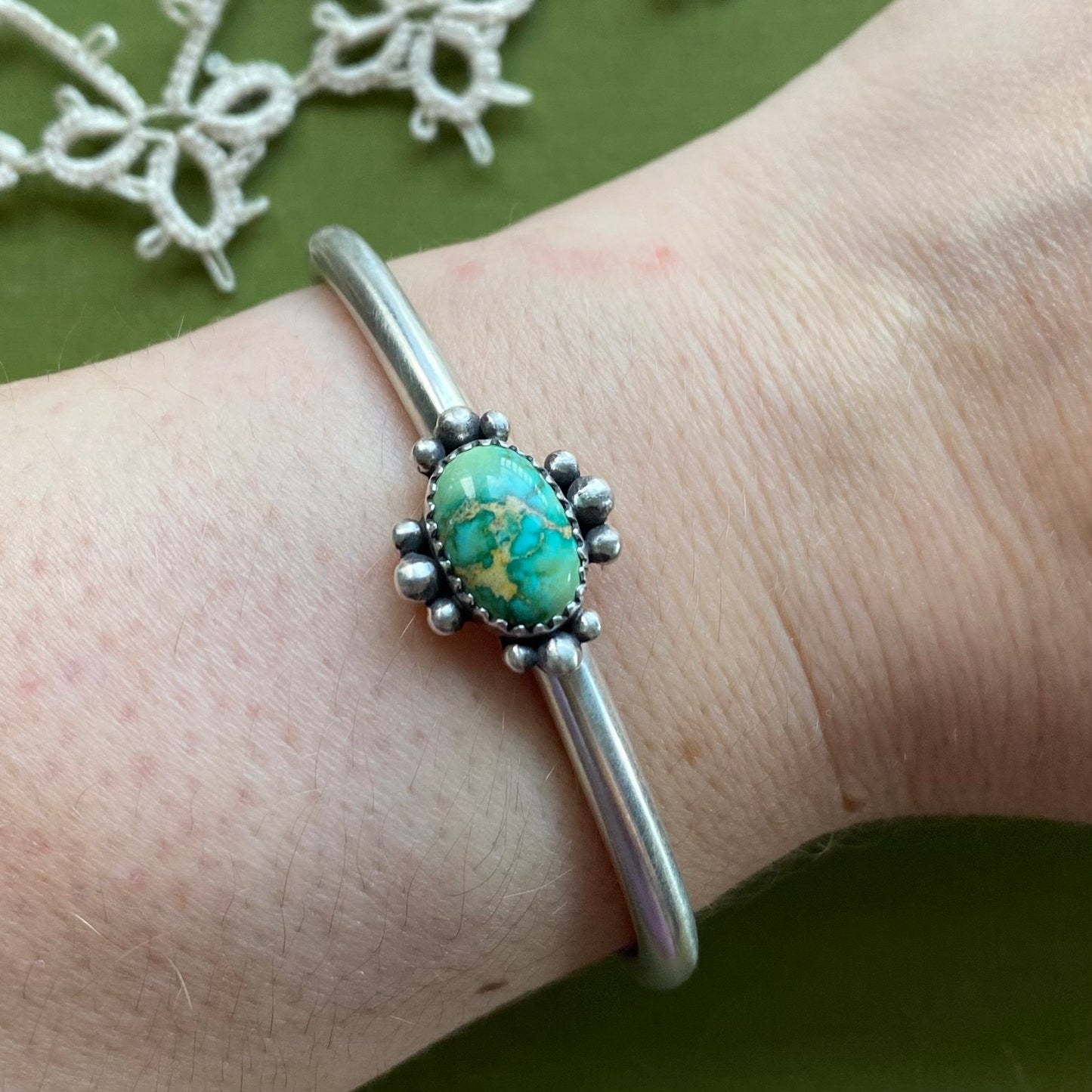 Sonoran Gold Turquoise Cuff Bracelet