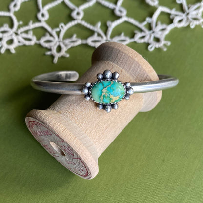 Sonoran Gold Turquoise Cuff Bracelet