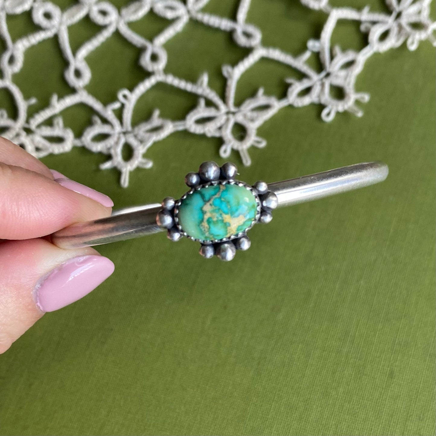 Sonoran Gold Turquoise Cuff Bracelet