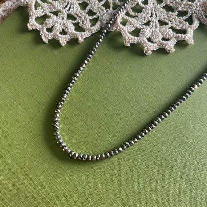 Pyrite Beaded Necklace