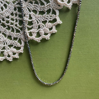 Pyrite Beaded Necklace