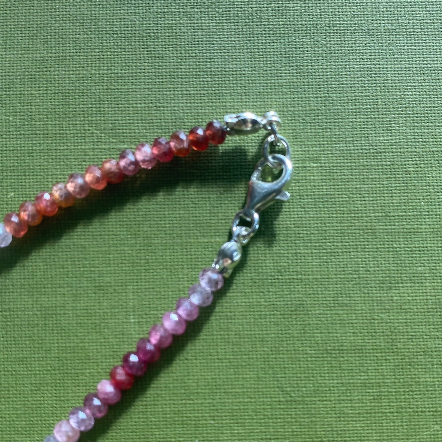 Mulit Colored Spinel & Carnelian Beaded Necklace