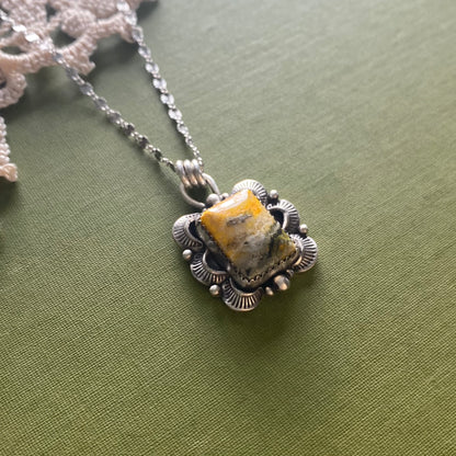 Bumblebee Jasper Pendant