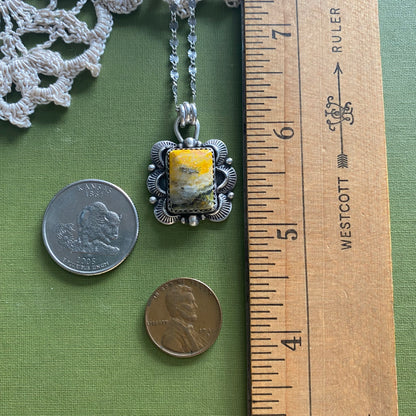 Bumblebee Jasper Pendant