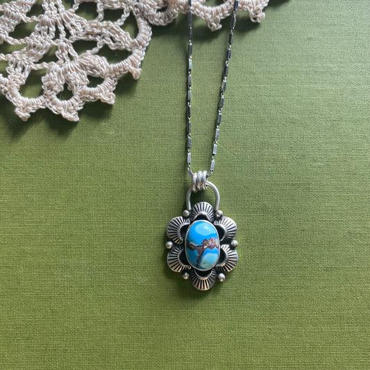 Golden Hills Turquoise Pendant