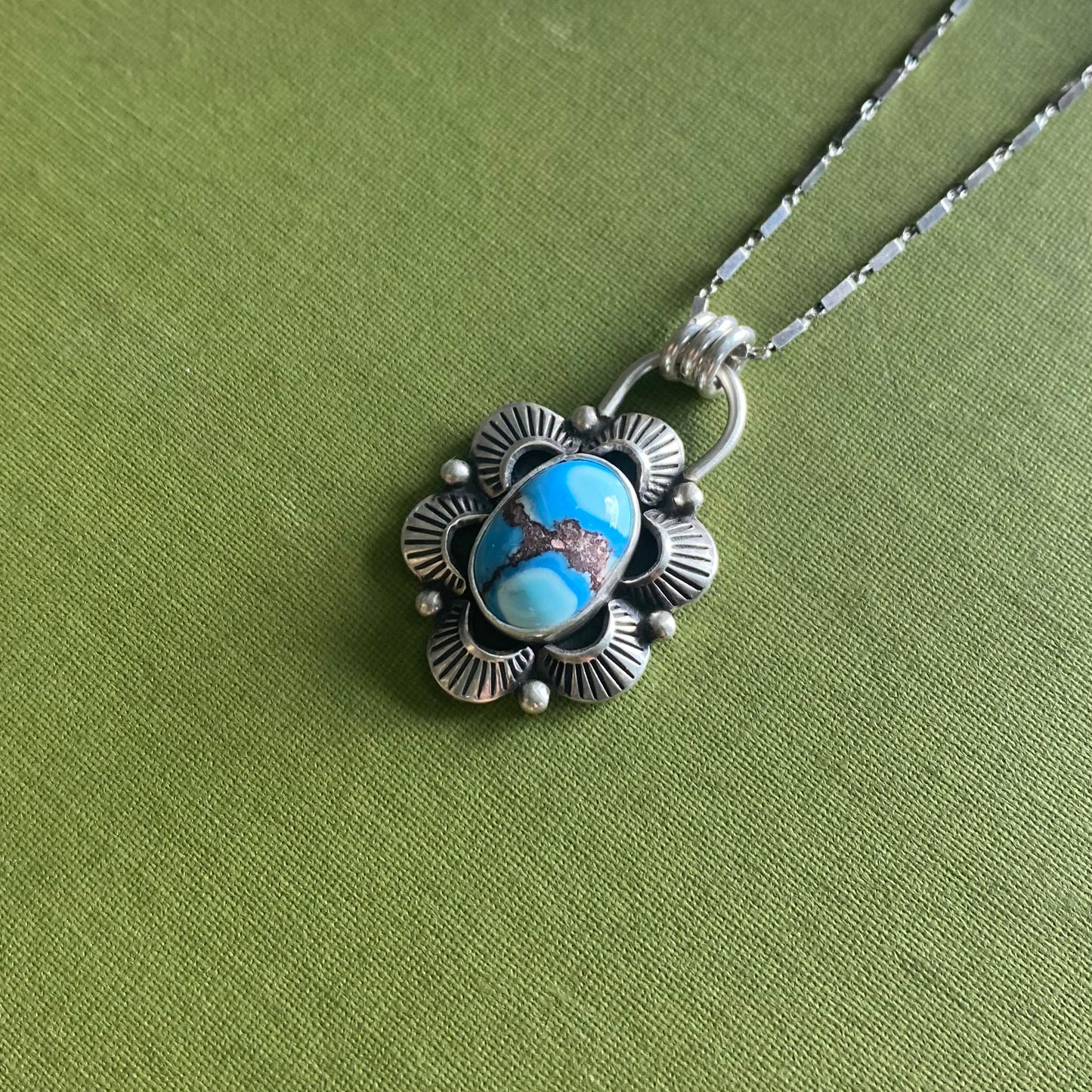 Golden Hills Turquoise Pendant