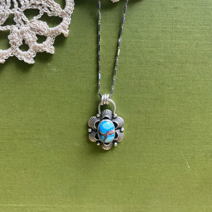 Golden Hills Turquoise Pendant