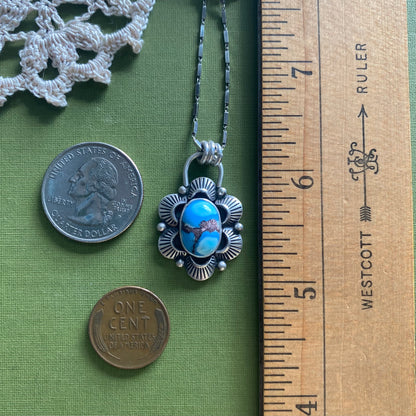 Golden Hills Turquoise Pendant