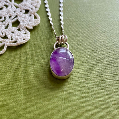Simple Amethyst Pendant