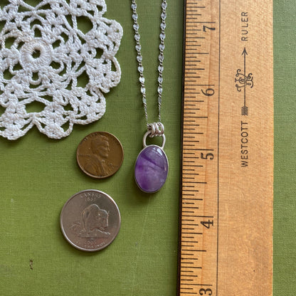 Simple Amethyst Pendant