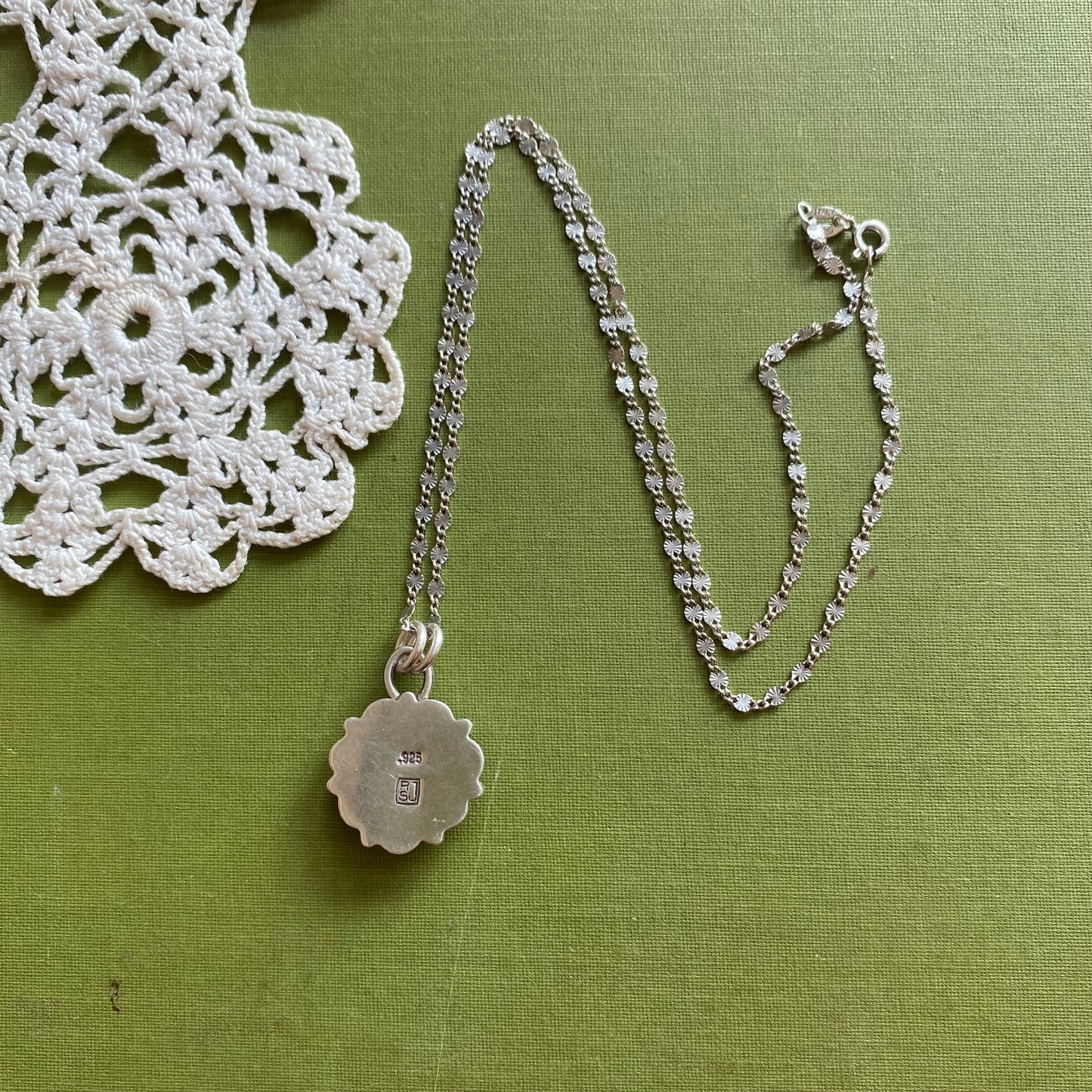 Hubei Cloud Mountain Turquoise Heart Pendant