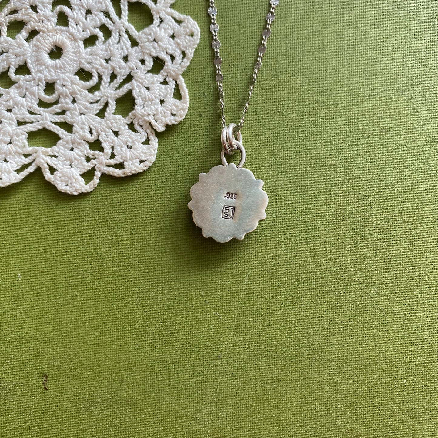 Hubei Cloud Mountain Turquoise Heart Pendant