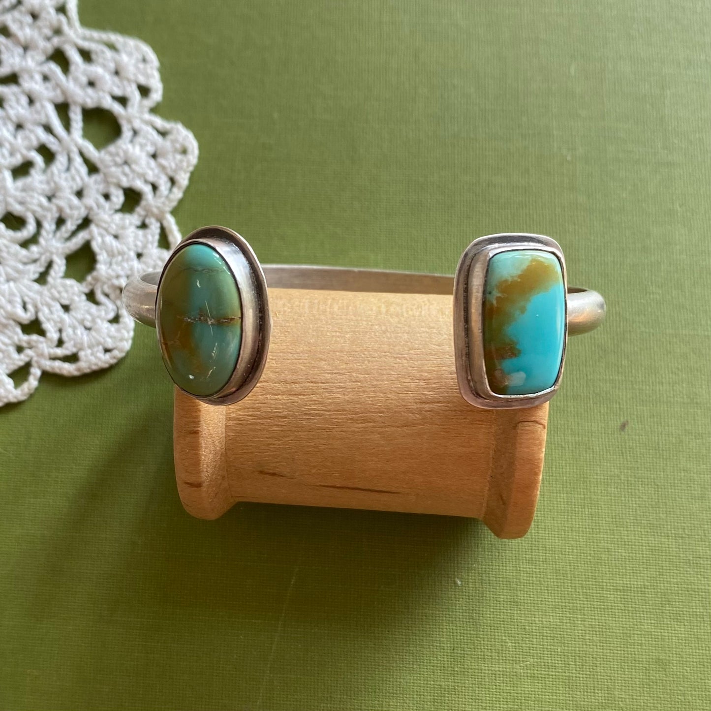Royston Turquoise Open Cuff Bracelet