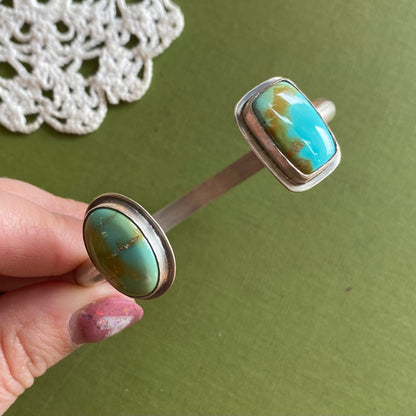 Royston Turquoise Open Cuff Bracelet