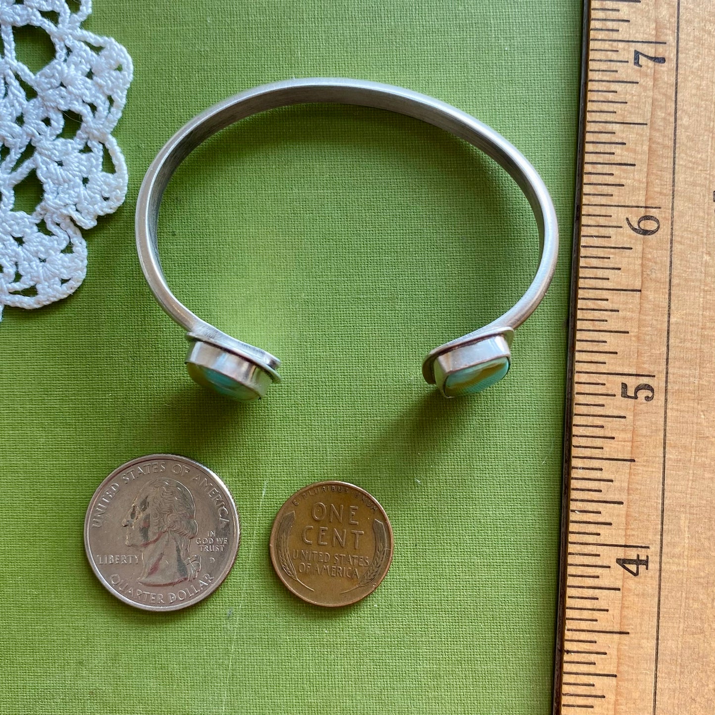 Royston Turquoise Open Cuff Bracelet