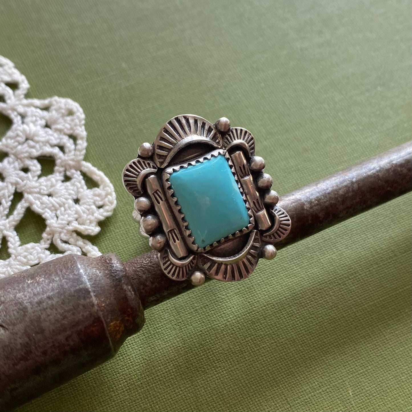 Campitos Turquoise Ring Size 7