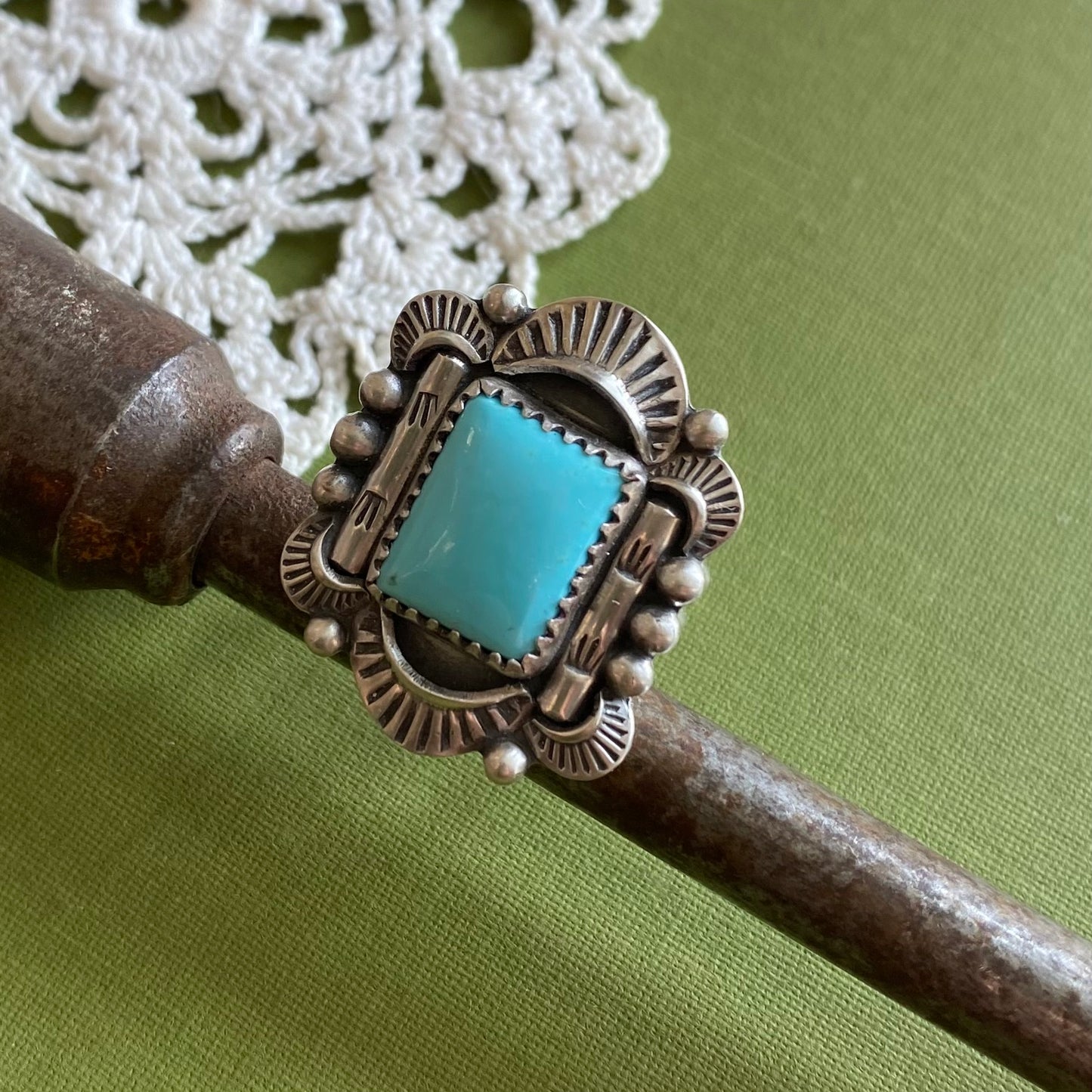 Campitos Turquoise Ring Size 7