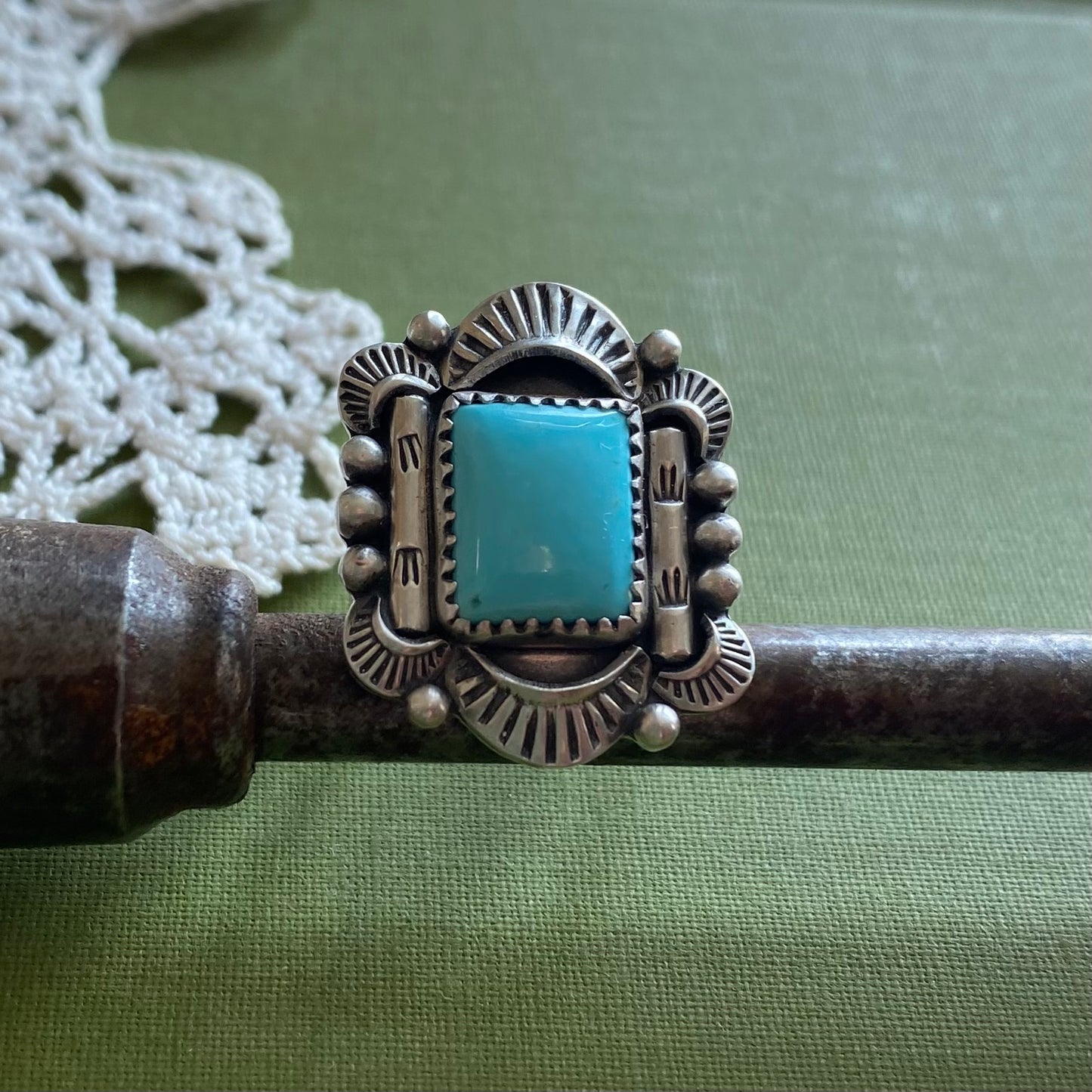 Campitos Turquoise Ring Size 7