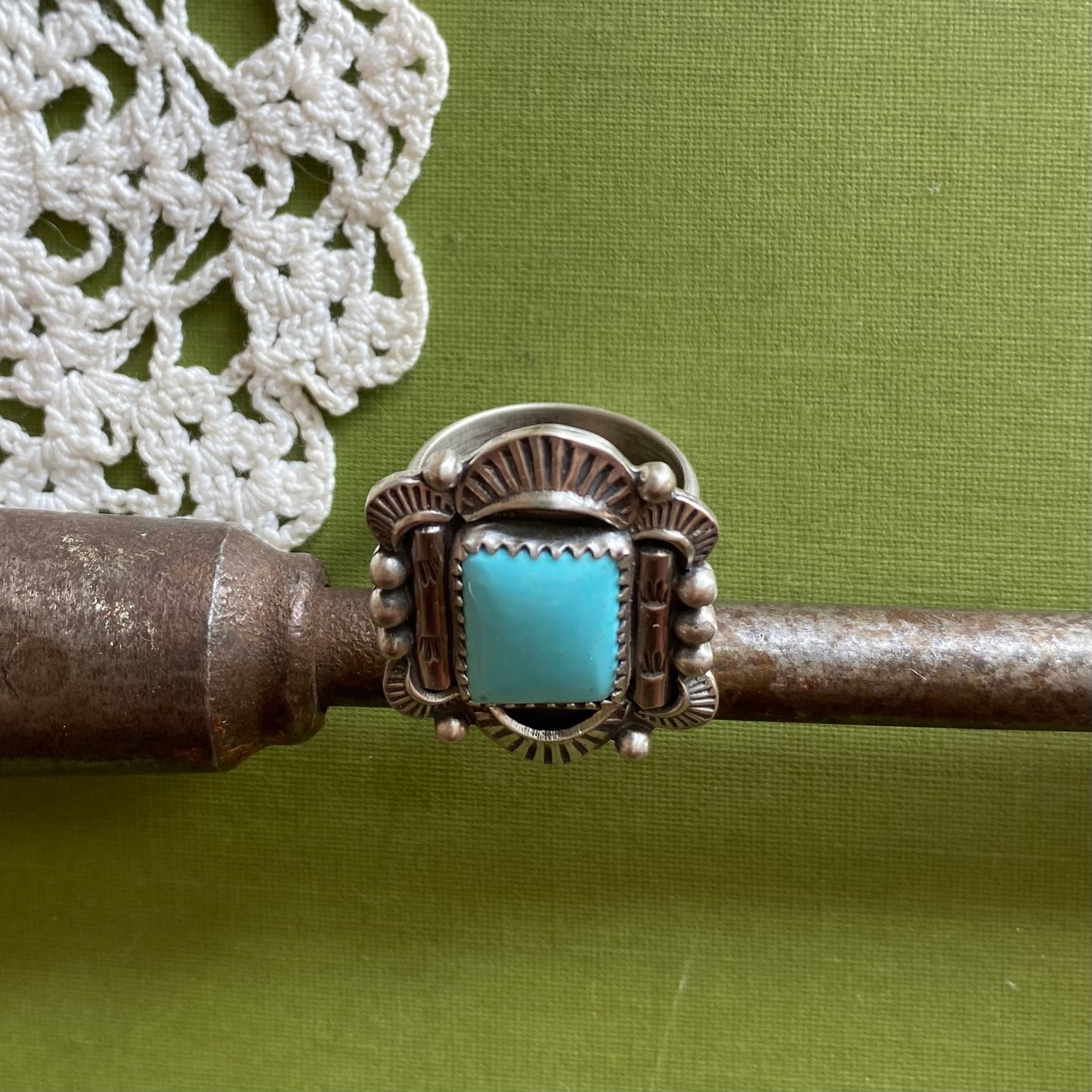 Campitos Turquoise Ring Size 7