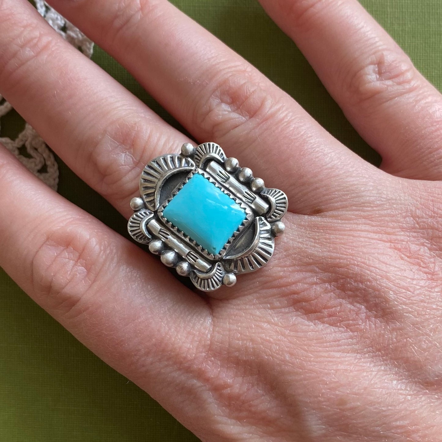 Campitos Turquoise Ring Size 7
