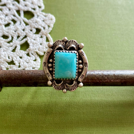 Campitos Turquoise Ring Size 8.75