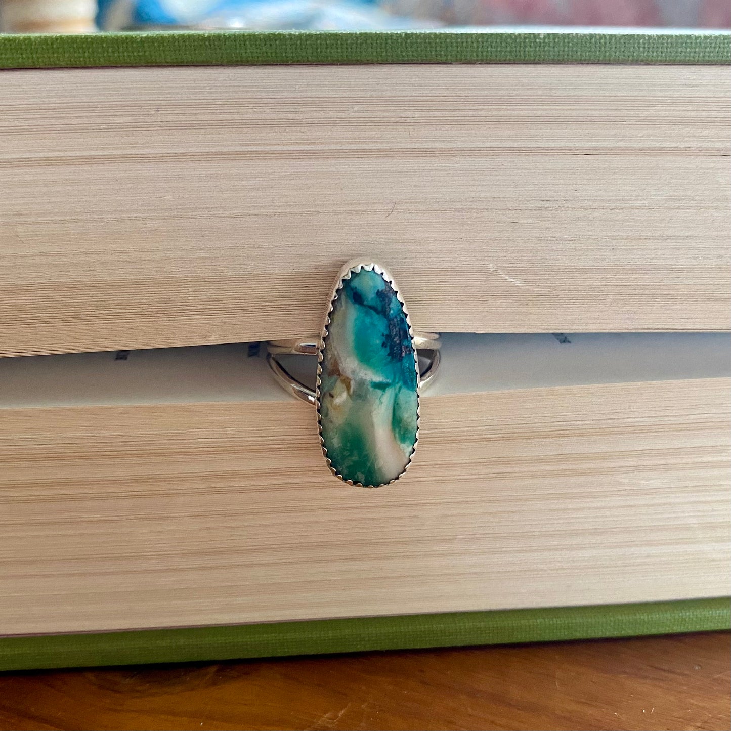 Opalized Wood Ring