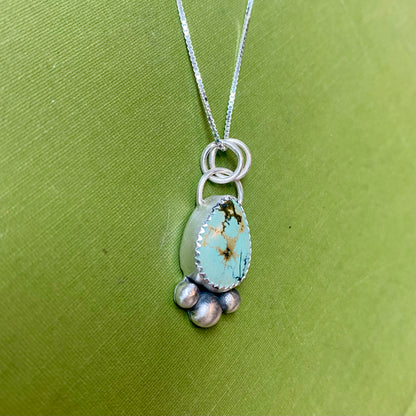 Mint Green Turquoise Pendant