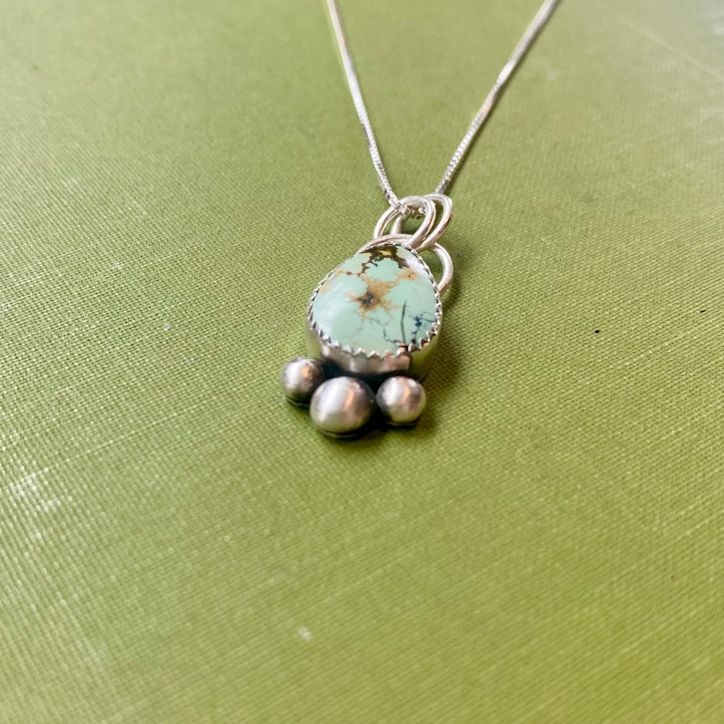 Mint Green Turquoise Pendant