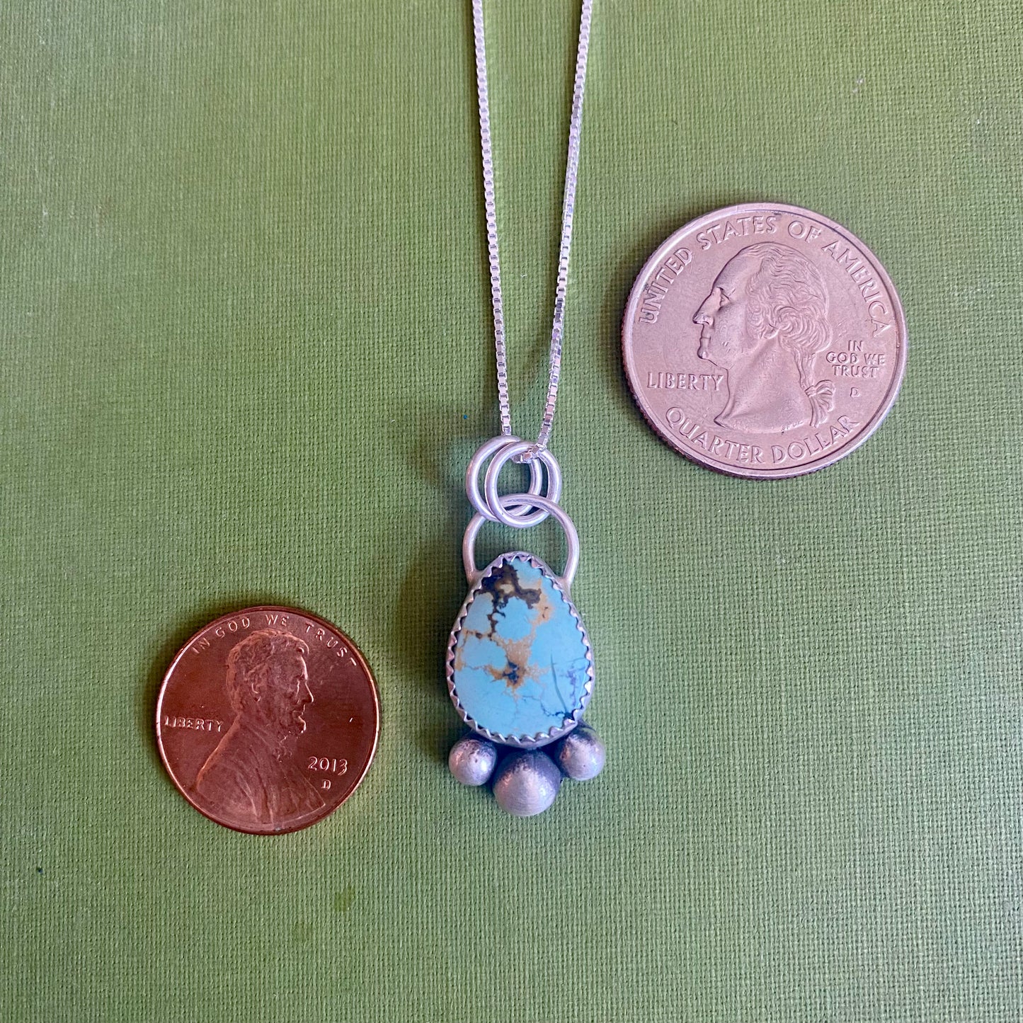 Mint Green Turquoise Pendant