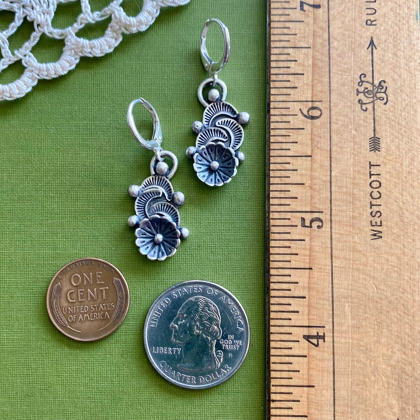 Sterling Silver Blossom Earrings