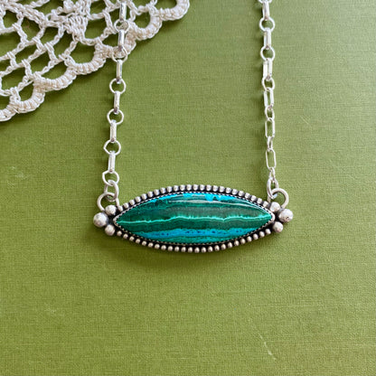 Malachite with Chrysocola Necklace