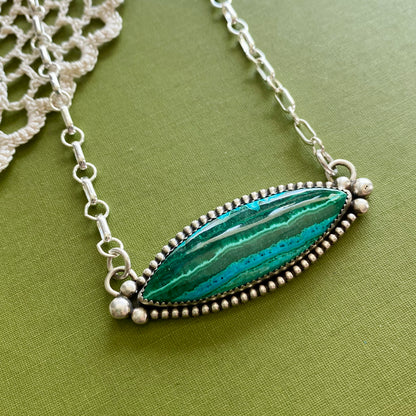 Malachite with Chrysocola Necklace