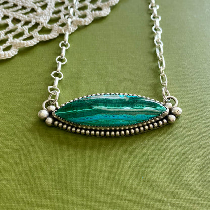 Malachite with Chrysocola Necklace