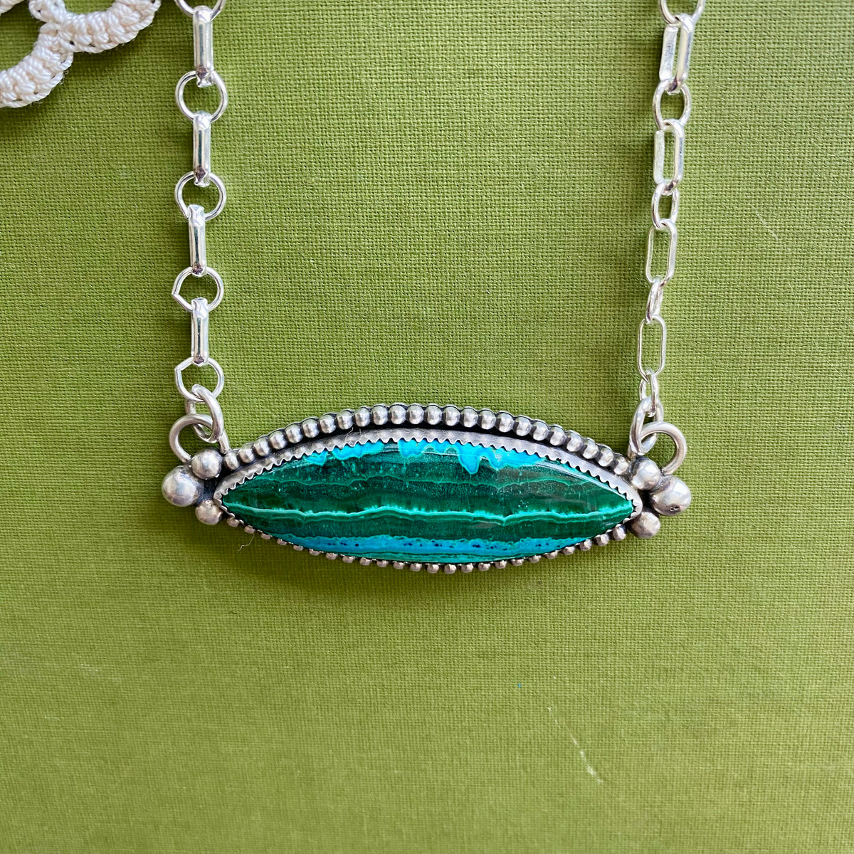 Malachite with Chrysocola Necklace