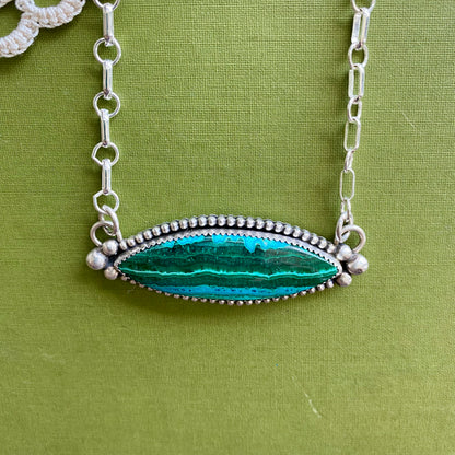Malachite with Chrysocola Necklace