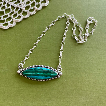 Malachite with Chrysocola Necklace