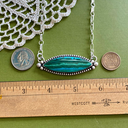 Malachite with Chrysocola Necklace