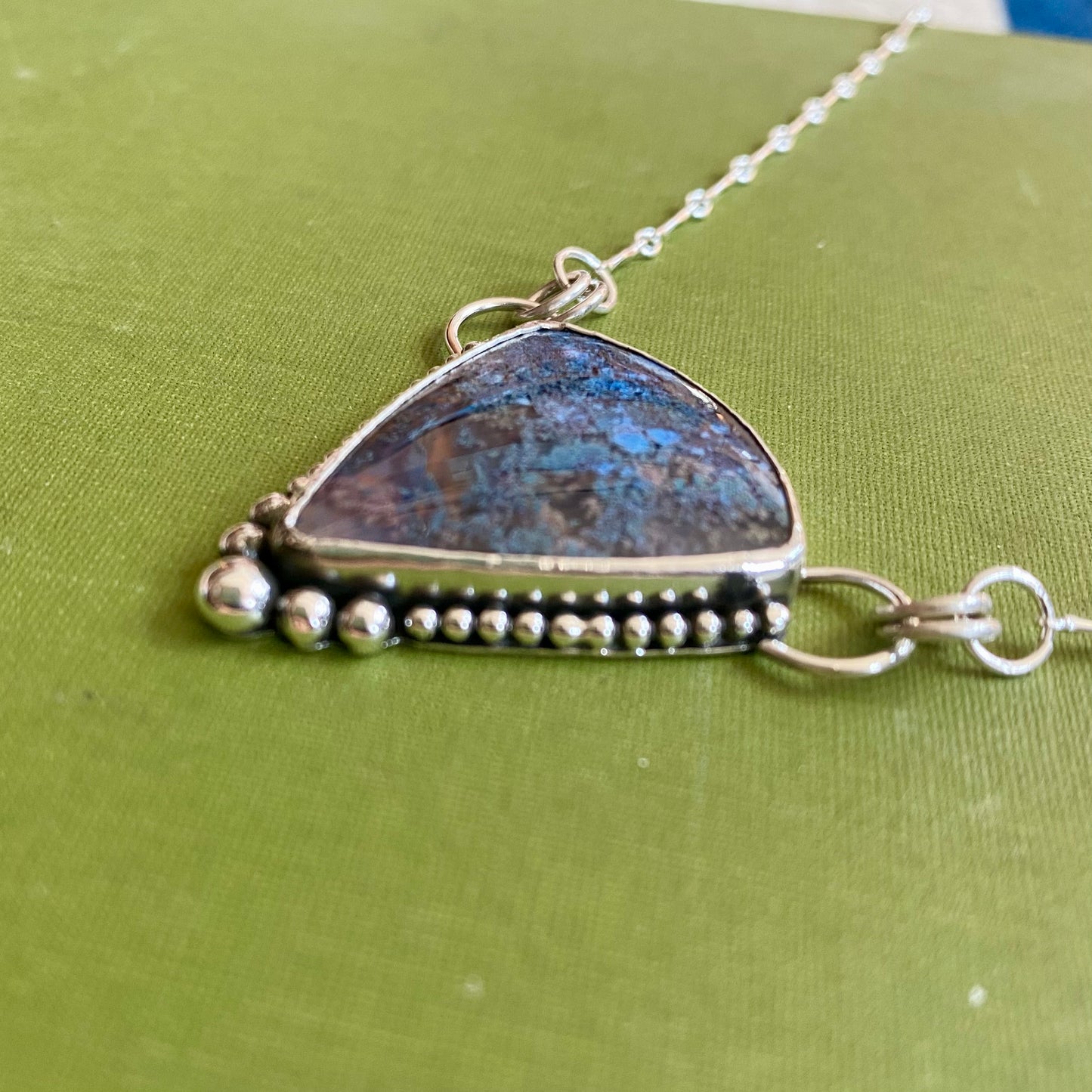 Purple Moss Agate Necklace