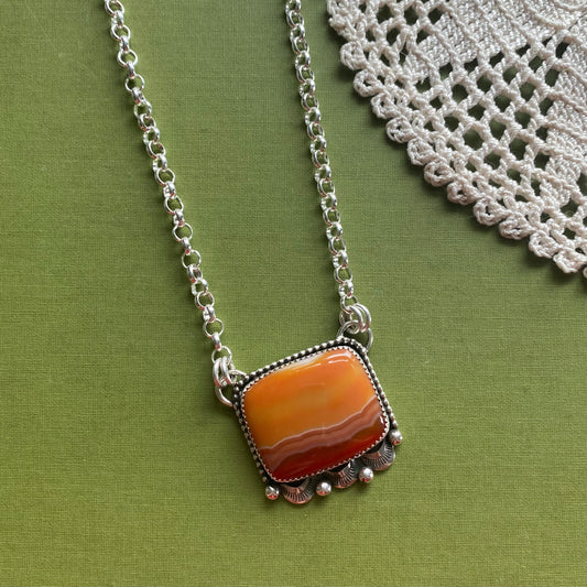 Banded Agate Necklace