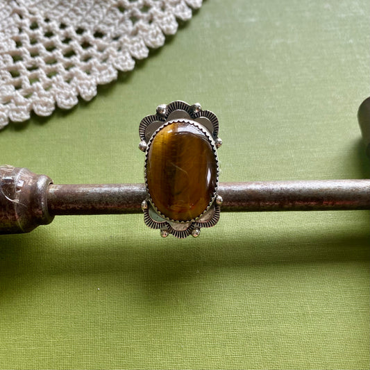 Tiger's Eye Ring