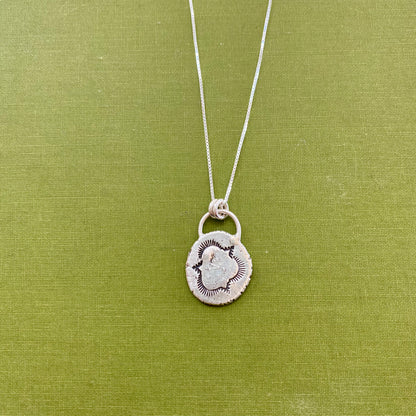 Perfectly Imperfect Stamped Pendant #2