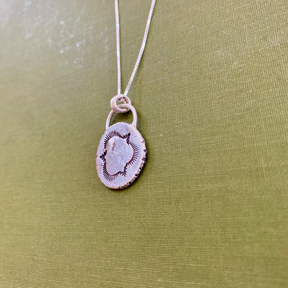 Perfectly Imperfect Stamped Pendant #2