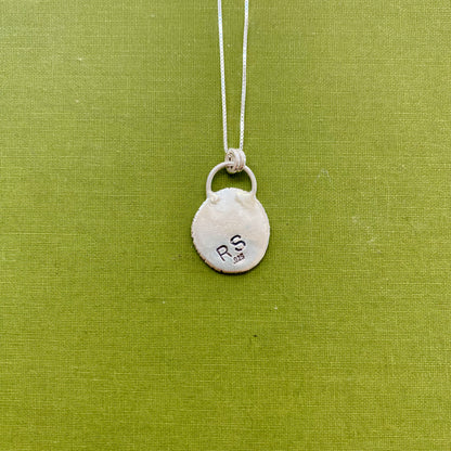 Perfectly Imperfect Stamped Pendant #2