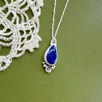 Teardrop Lapis Lazuli Pendant