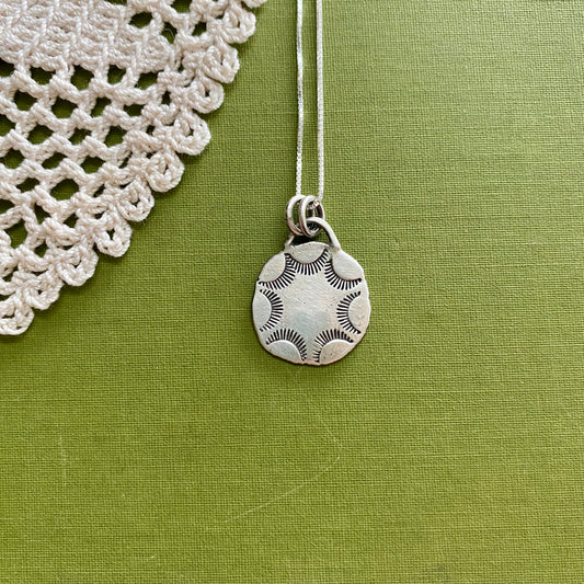 Perfectly Imperfect Stamped Pendant #3