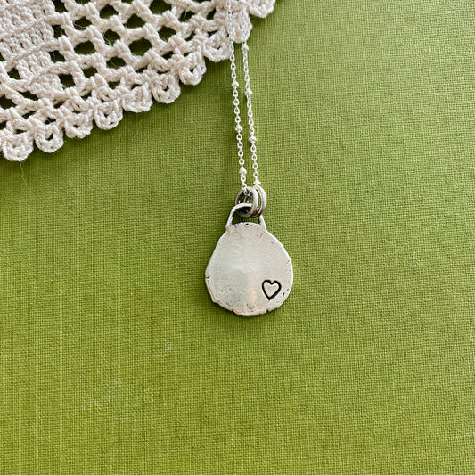 Perfectly Imperfect Stamped Pendant #4