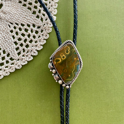 Ocean Jasper Bolo Tie