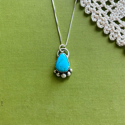 Turquoise Teardrop Pendant